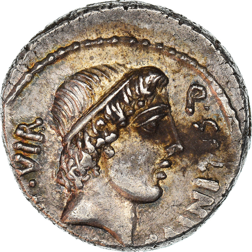 Coin, Sicinia, Denarius, AU(50-53), Silver, Crawford:444/1a