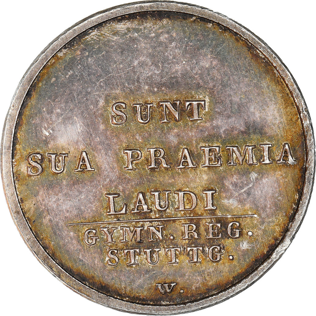 Germany, Token, Arts & Culture, XIXth Century, Gymnasium Stuttgart, MS(60-62)