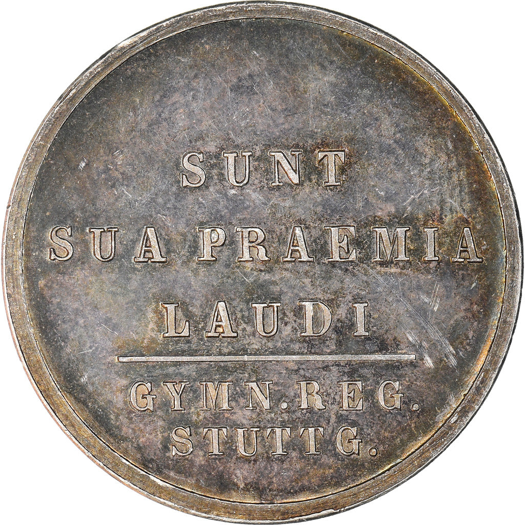 Niemcy, Token, Sztuka i Kultura, XIXth Century, Gymnasium Stuttgart, MS(60-62)