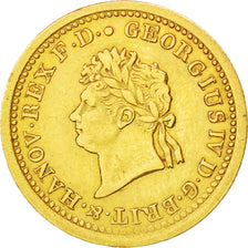 Munten, Duitse staten, HANNOVER, Georg IV, 5 Thaler, 1828, Hannover, ZF, Goud