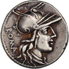 Coin, Tullia, Denarius, 120 BC, Roma, AU(55-58), Silver, Babelon:1