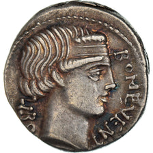 Moneta, Scribonia, Denarius, Roma, BB+, Argento