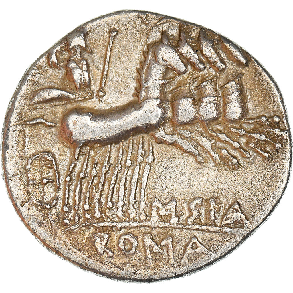 Coin, Curtia, Denarius, Roma, EF(40-45), Silver, Crawford:285/2