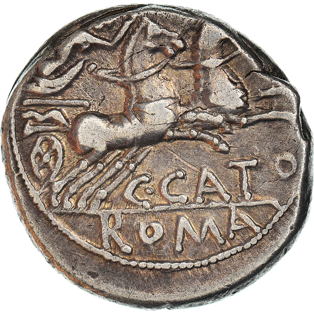 Coin, Porcia, Denarius, Rome, EF(40-45), Silver, Crawford:274/1