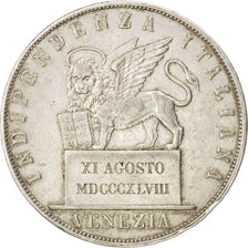 ITALIAN STATES, 5 Lire, 1848, KM #803, EF(40-45), Silver, 37.5, 24.81