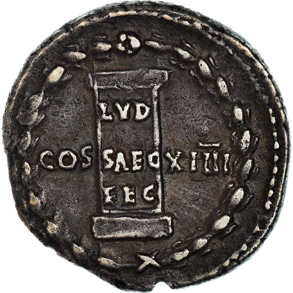Coin, Domitian, Denarius, Roma, Rare, AU(50-53), Silver, RIC:115