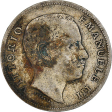 Coin, Italy, Vittorio Emanuele III, Lira, 1902, Rome, VF(20-25), Silver, KM:32