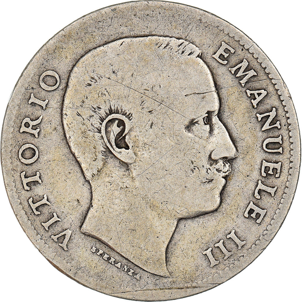 Moneta, Italia, Vittorio Emanuele III, Lira, 1902, Rome, MB, Argento, KM:32