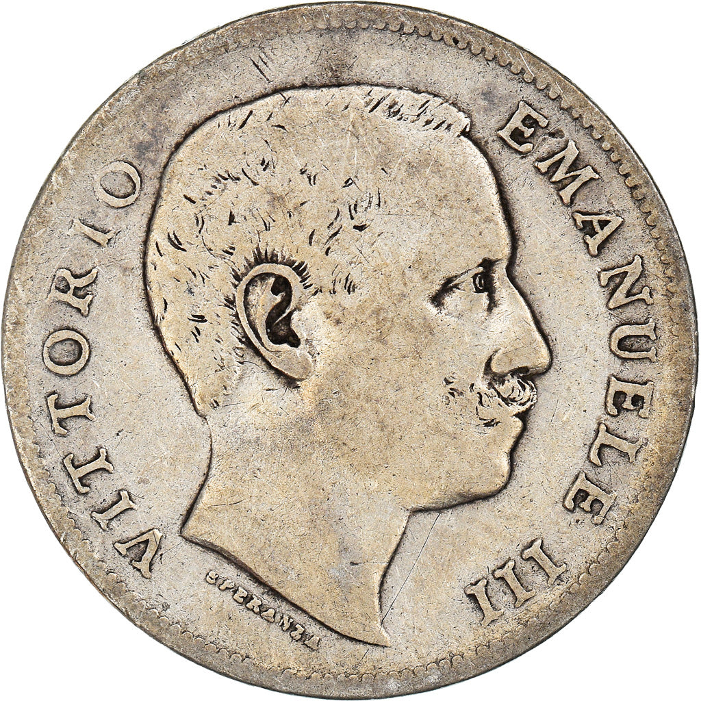 Munten, Italië, Vittorio Emanuele III, Lira, 1902, Rome, FR, Zilver, KM:32