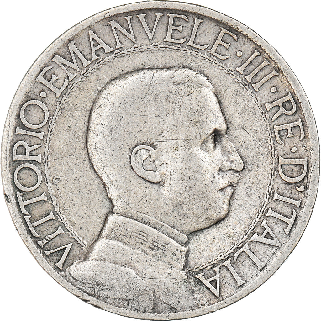 Coin, Italy, Vittorio Emanuele III, Lira, 1910, Rome, VF(20-25), Silver, KM:45