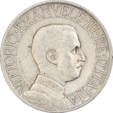 Coin, Italy, Vittorio Emanuele III, Lira, 1910, Rome, VF(20-25), Silver, KM:45