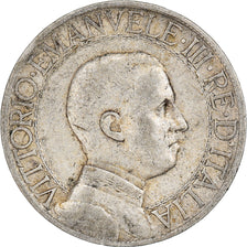 Coin, Italy, Vittorio Emanuele III, Lira, 1910, Rome, VF(20-25), Silver, KM:45