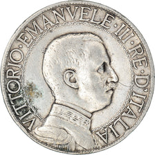 Coin, Italy, Vittorio Emanuele III, Lira, 1912, Rome, VF(20-25), Silver, KM:45