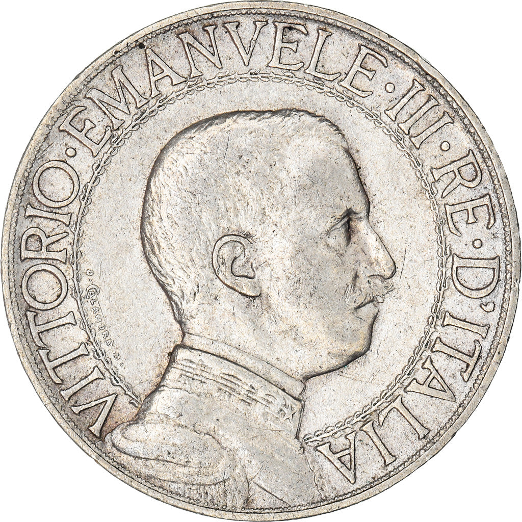 Coin, Italy, Vittorio Emanuele III, Lira, 1913, Rome, VF(30-35), Silver, KM:45