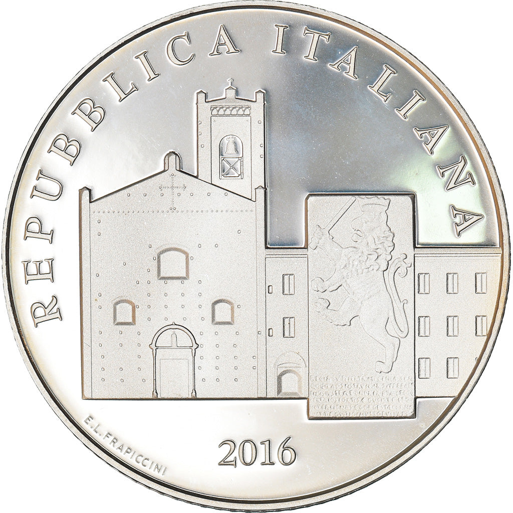 Italy, 5 Euro, 2016, Rome, Proof, MS(65-70), Silver