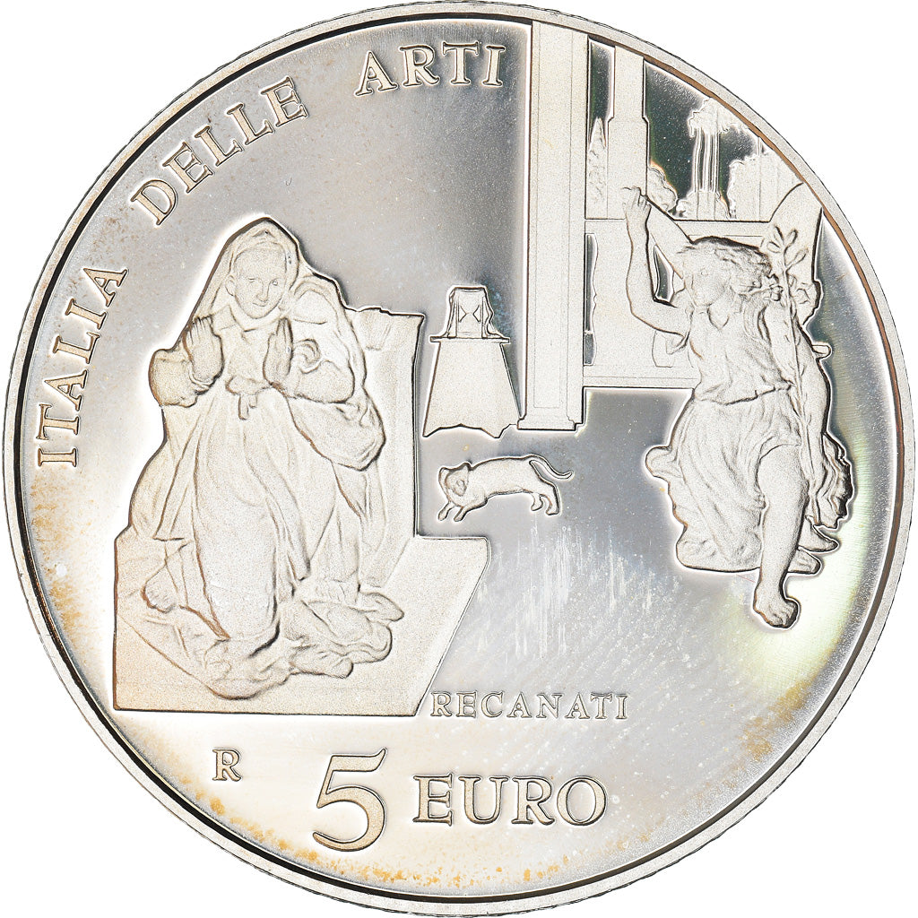 Italy, 5 Euro, 2016, Rome, Proof, MS(65-70), Silver