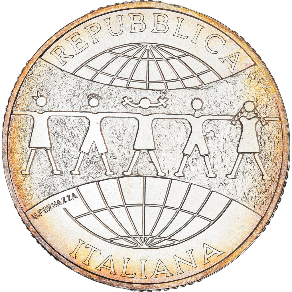 Italia, 10 Euro, Unisef, 2006, Rome, FDC, Argento, KM:286