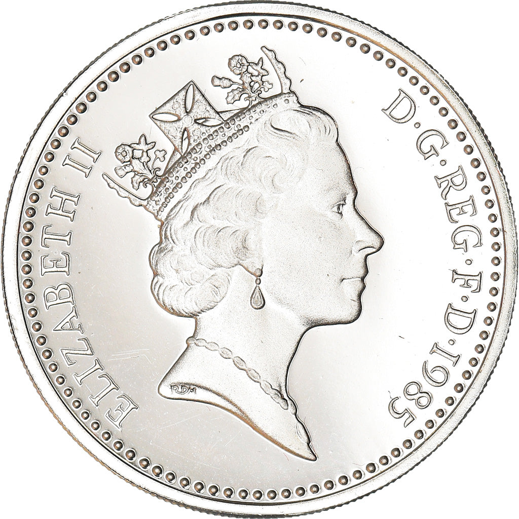 Coin, Great Britain, Elizabeth II, Pound, 1985, MS(65-70), Nickel-brass, KM:941
