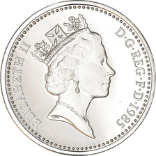 Coin, Great Britain, Elizabeth II, Pound, 1985, MS(65-70), Nickel-brass, KM:941