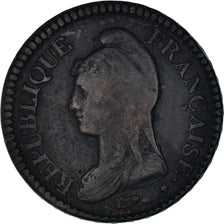 Münze, Frankreich, Dupré, Decime, AN 8, Paris, SGE+, Bronze, KM:644.1