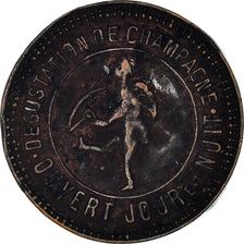 France, Token, Maison close Madame Aline, AU(50-53), Covered copper