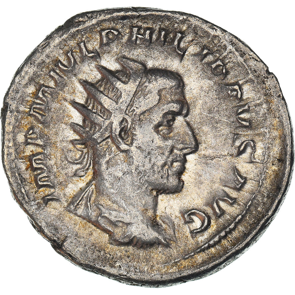 Coin, Philip I, Antoninianus, 247, Roma, AU(50-53), Billon, RIC:29
