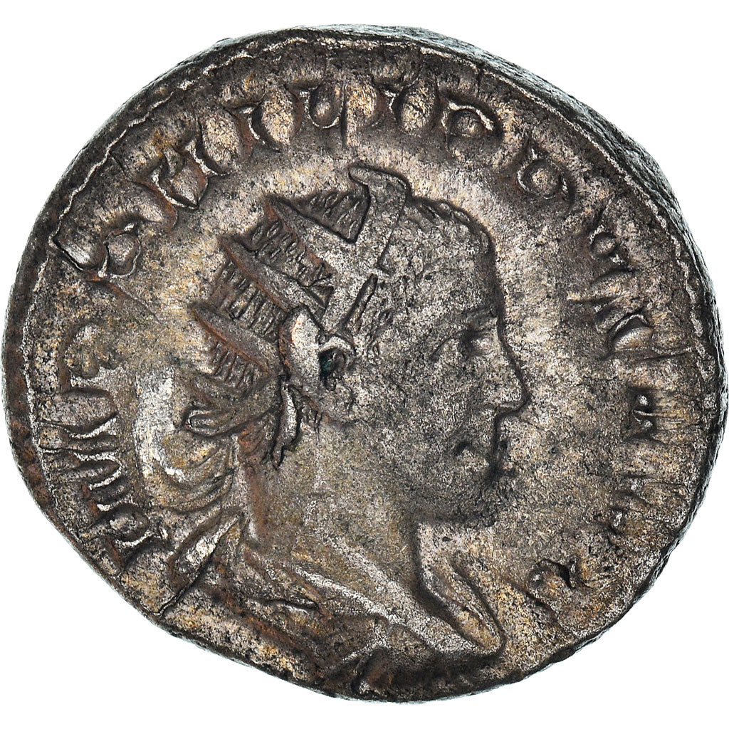 Coin, Philip II, Antoninianus, 248, Rome, AU(55-58), Billon, RIC:224