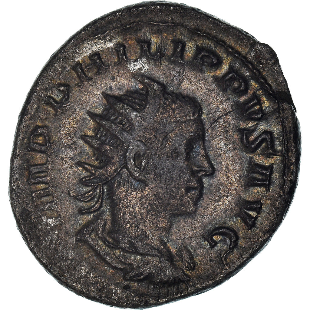 Moneda, Philip II, Antoninianus, 249, Roma, MBC, Vellón, RIC:230