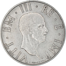 Coin, Italy, Vittorio Emanuele III, 2 Lire, 1940, Rome, EF(40-45), Stainless