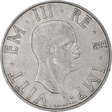 Moeda, Itália, Vittorio Emanuele III, 2 Lire, 1941, Rome, EF(40-45), Aço