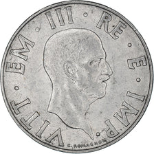 Coin, Italy, Vittorio Emanuele III, 2 Lire, 1941, Rome, EF(40-45), Stainless