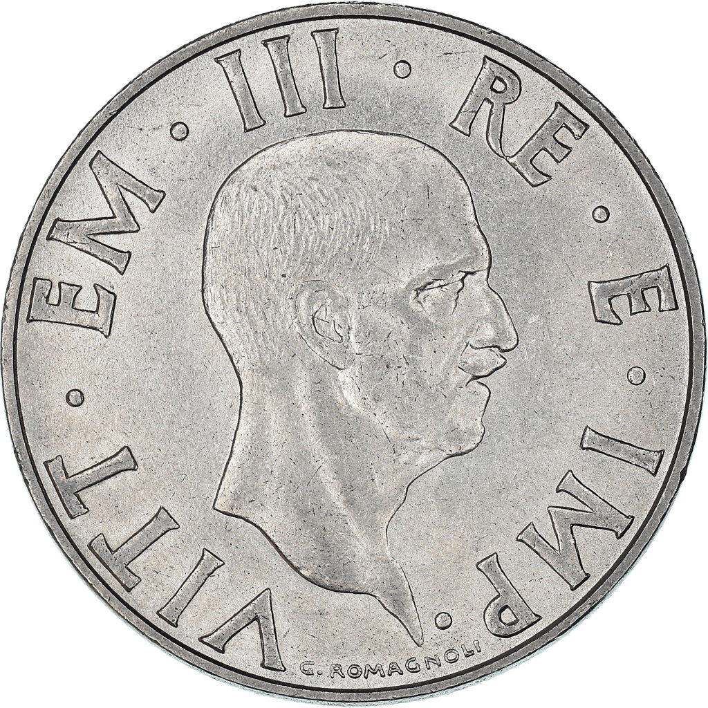 Monnaie, Italie, Vittorio Emanuele III, 2 Lire, 1941, Rome, TTB, Stainless