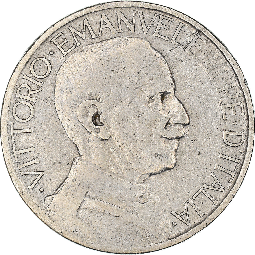 Munten, Italië, Vittorio Emanuele III, 2 Lire, 1923, Rome, ZF, Nickel, KM:63