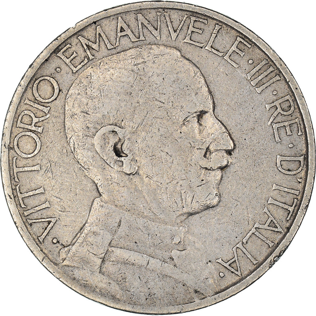 Moneda, Italia, Vittorio Emanuele III, 2 Lire, 1926, Rome, BC+, Níquel, KM:63