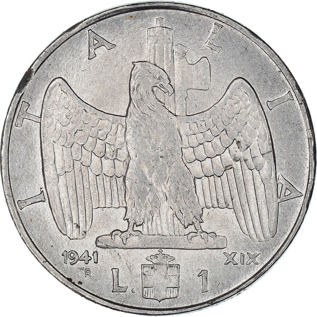 Monnaie, Italie, Vittorio Emanuele III, Lira, 1941, Rome, TTB, Stainless Steel