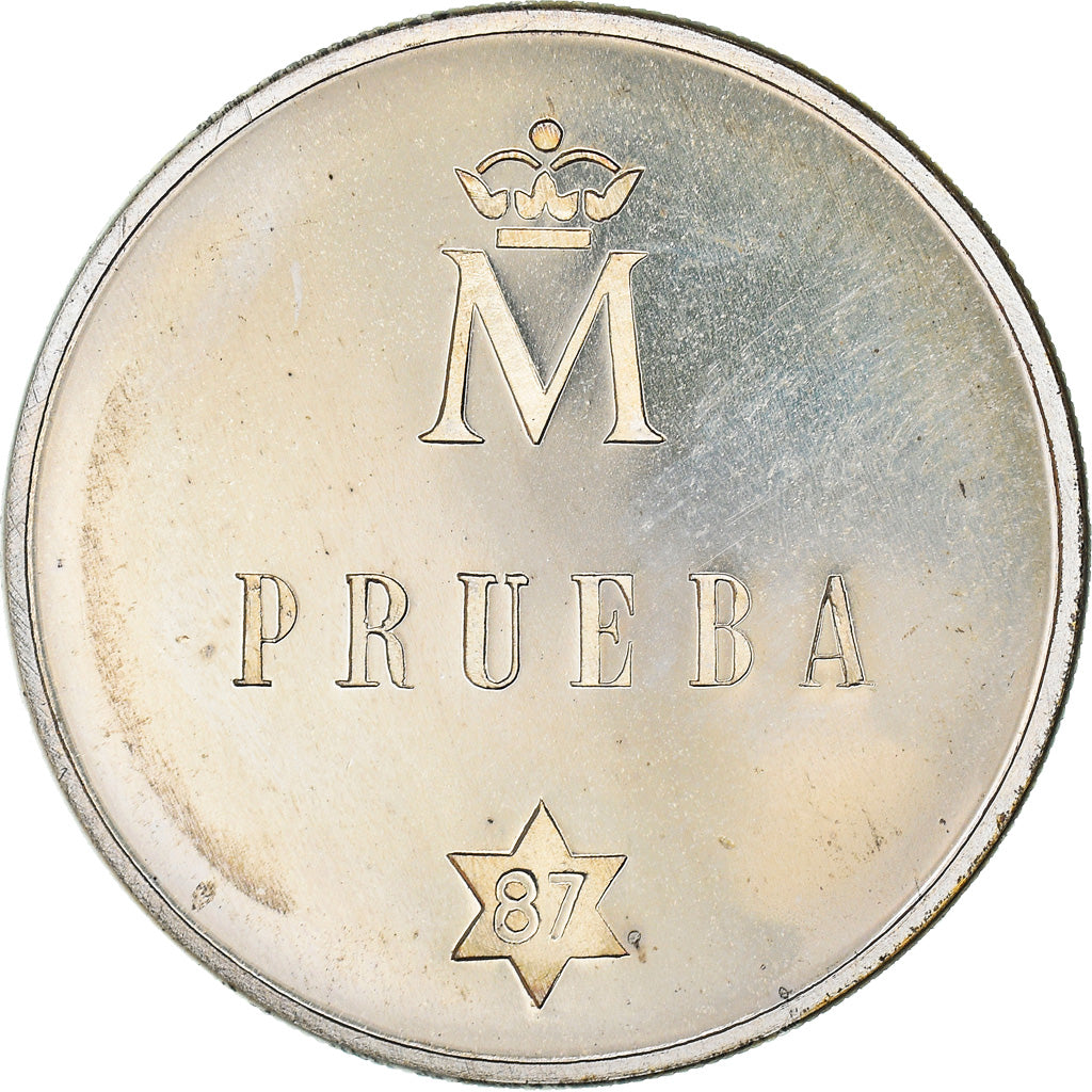 Coin, Spain, Juan Carlos I, 500 Pesetas, 1987, Madrid, Proof, MS(63), Silver