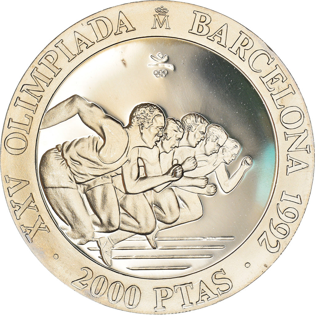 Coin, Spain, Juan Carlos I, 2000 Pesetas, 1992, Madrid, MS(65-70), Silver