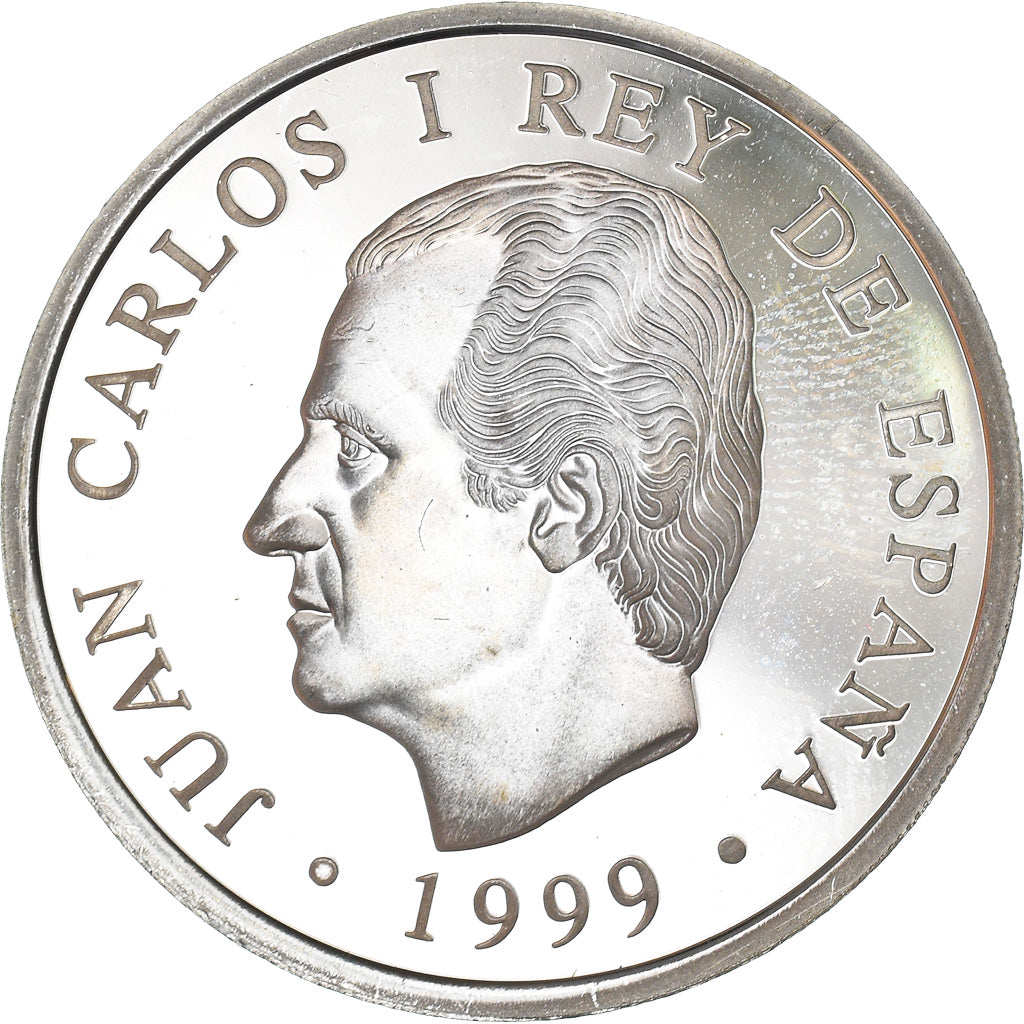 Münze, Spanien, Juan Carlos I, 1000 Pesetas, 1999, Madrid, UNZ, Silber, KM:1009