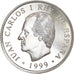 Münze, Spanien, Juan Carlos I, 1000 Pesetas, 1999, Madrid, UNZ, Silber, KM:1009