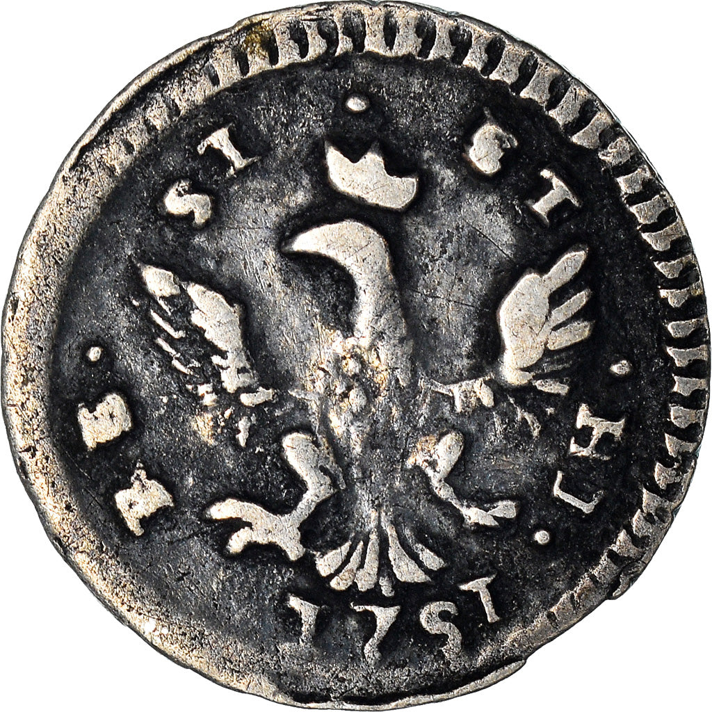 Coin, ITALIAN STATES, SICILY, Carlo, 1/2 Tari, Mezzo Tari, 1751, Palermo