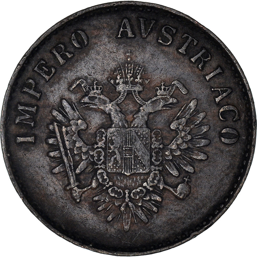 Coin, ITALIAN STATES, LOMBARDY-VENETIA, 5 Centesimi, 1852, Milan, EF(40-45)