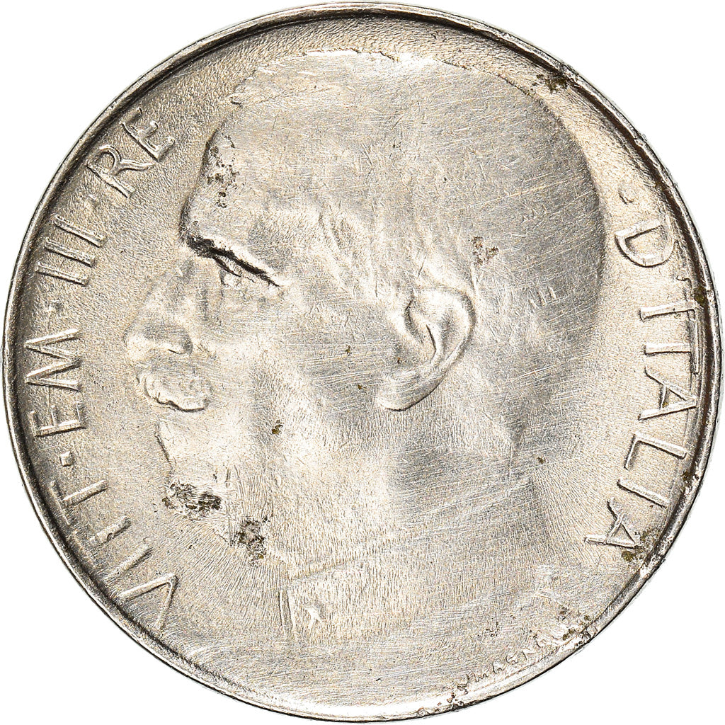 Coin, Italy, Vittorio Emanuele III, 50 Centesimi, 1921, Rome, VF(20-25), Nickel