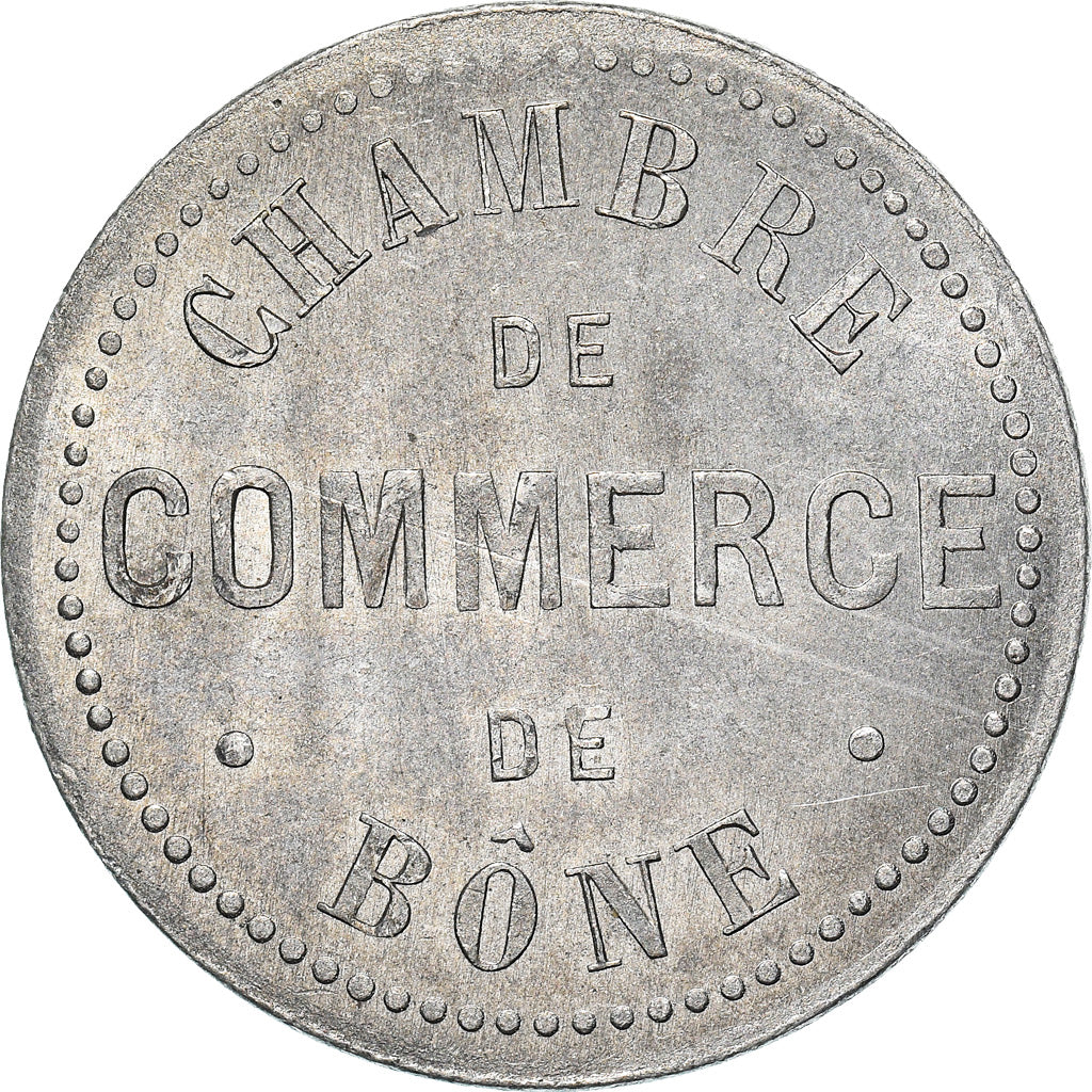 Coin, Algeria, Chambre de Commerce, Bône, 10 Centimes, MS(60-62), Aluminum