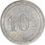 Moneda, Algeria, Chambre de Commerce, Bône, 10 Centimes, EBC+, Aluminio