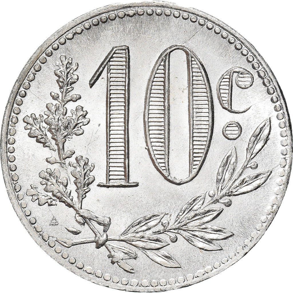 Coin, Algeria, 10 Centimes, 1916, AU(55-58), Aluminium, Elie:10.4
