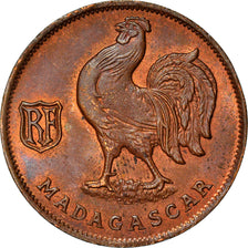 Moneta, Madagascar, Franc, 1943, Pretoria, BB, Bronzo, KM:2