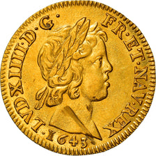 Monnaie, France, Louis XIII, Louis d'or, Louis d'Or, 1643, Paris, TTB+, Or