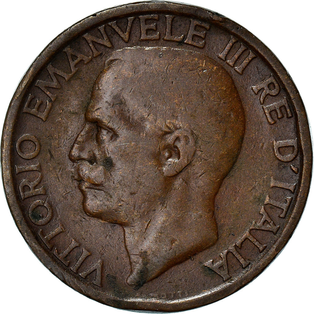 Monnaie, Italie, Vittorio Emanuele III, 10 Centesimi, 1920, Rome, TTB, Bronze