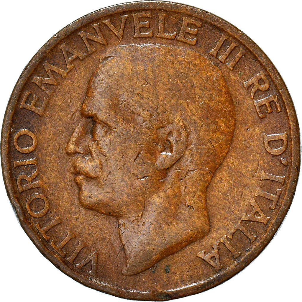 Moneta, Włochy, Vittorio Emanuele III, 10 Centesimi, 1922, Rome, EF(40-45)