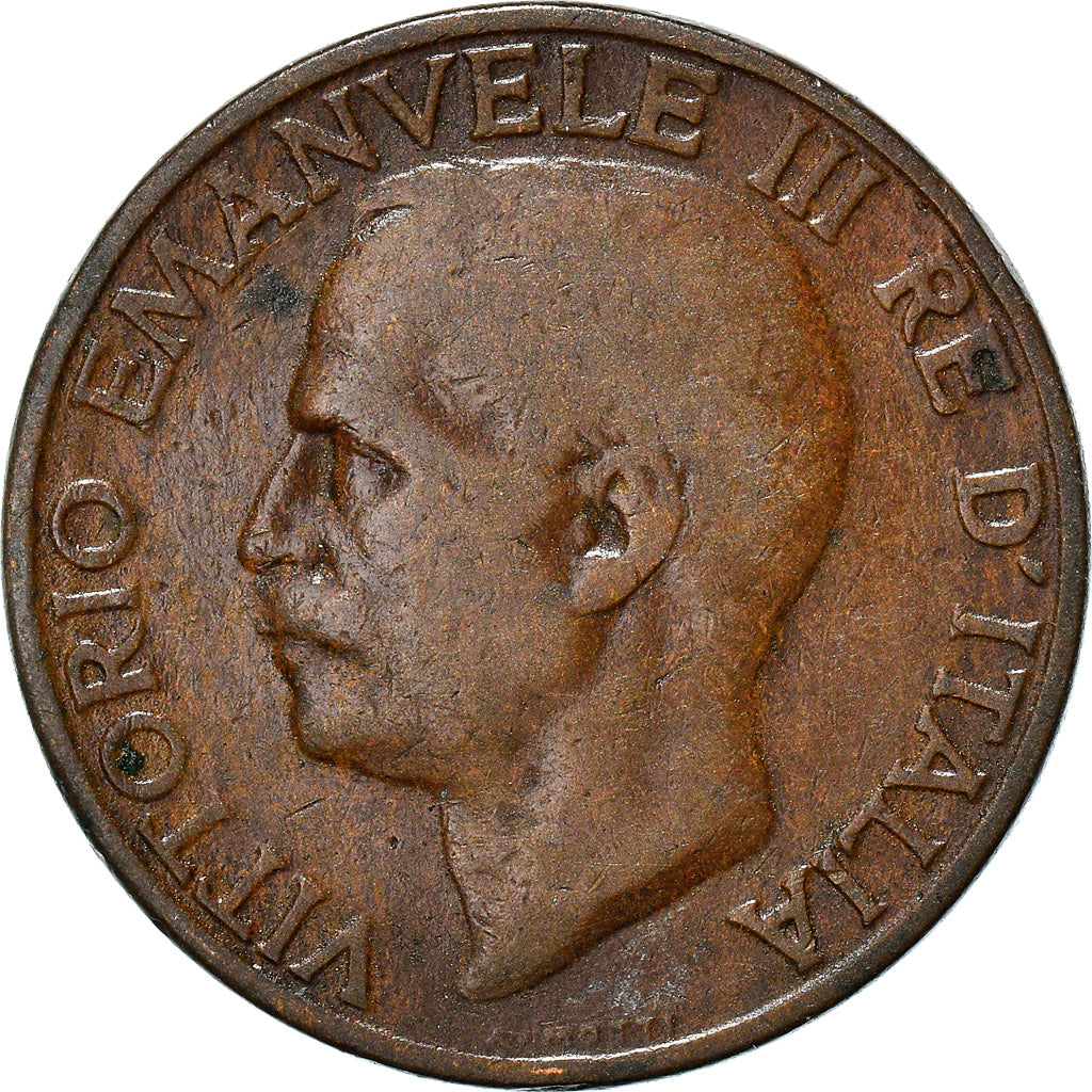 Moneta, Italia, Vittorio Emanuele III, 10 Centesimi, 1930, Rome, BB, Bronzo